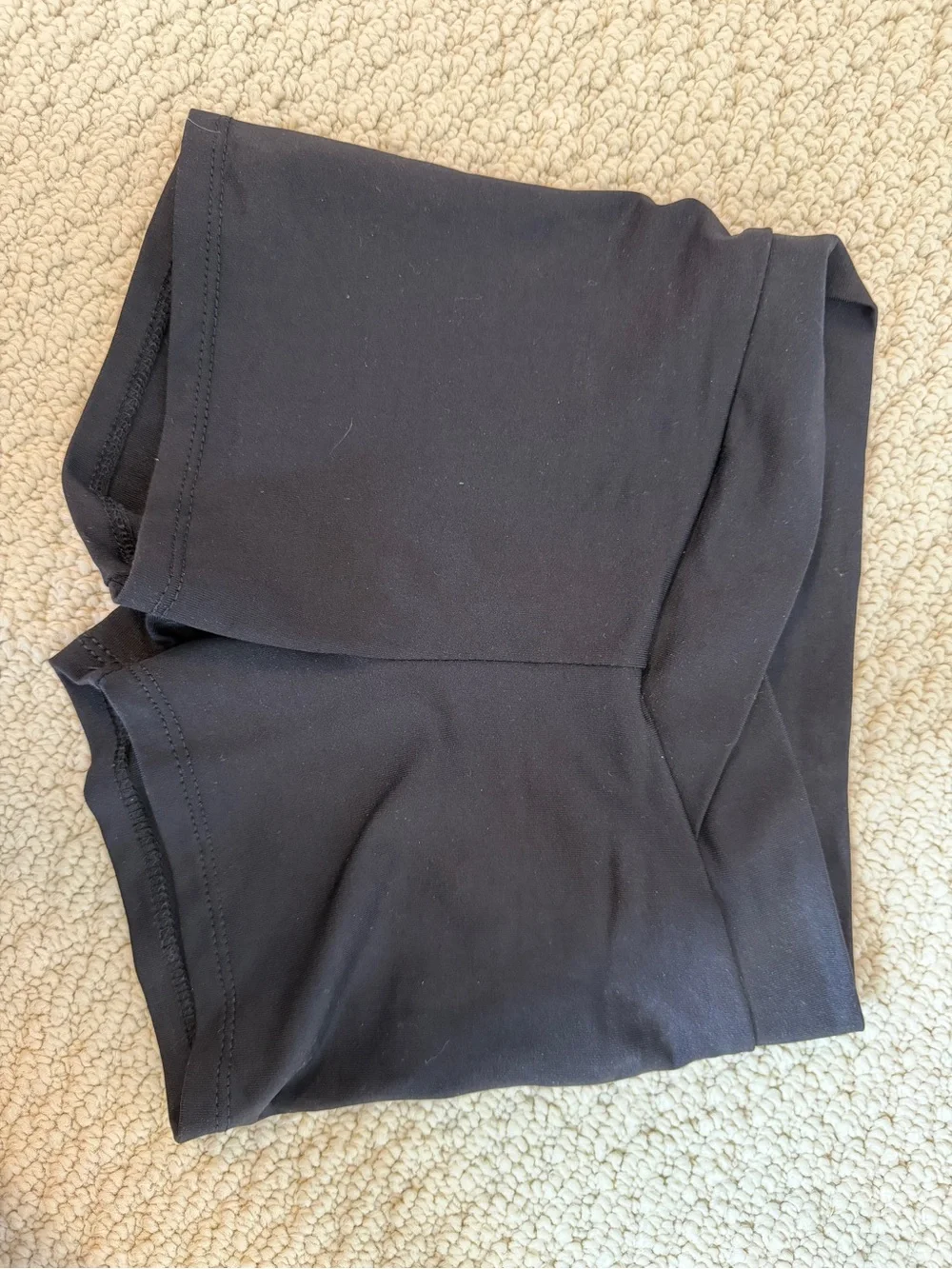 Motionwear Black Dance Shorts with Supportive Waistband